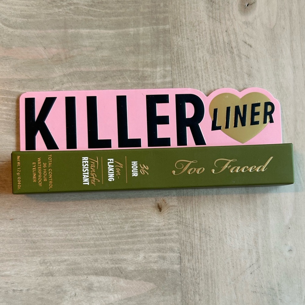 Too Faced Eye Liner - Killer Camo - 36 hour wear - NEW - Picture 2 of 4